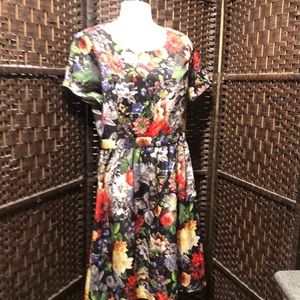 Floral print dress